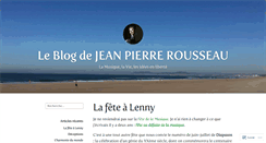 Desktop Screenshot of jeanpierrerousseaublog.com