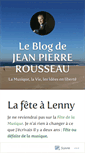 Mobile Screenshot of jeanpierrerousseaublog.com